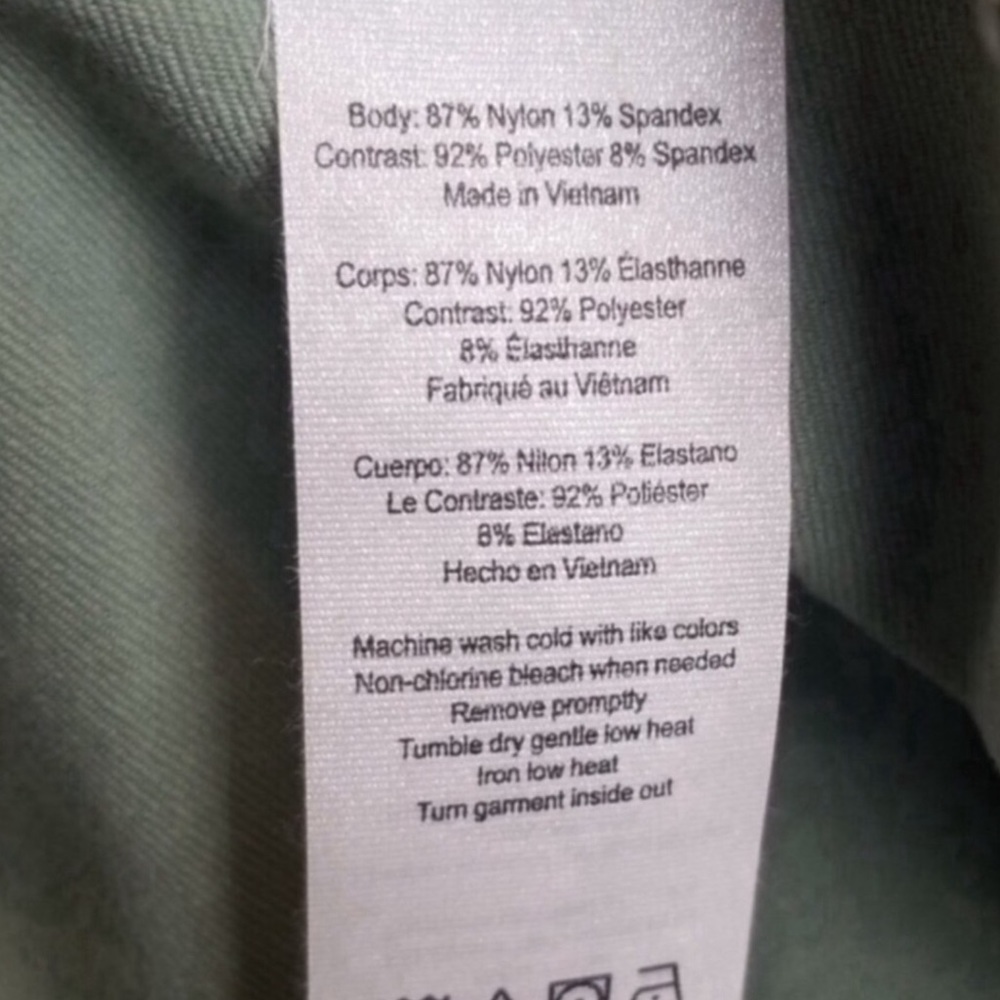 Alo Yoga Entwine Leggings Tights Sage Green - Picture 12 of 14